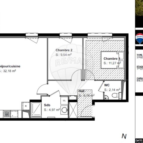 Appartement 2 chambre(s) à vendre - Zillisheim